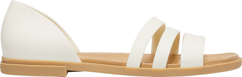 Crocs™ Tulum Open Flat Womens White